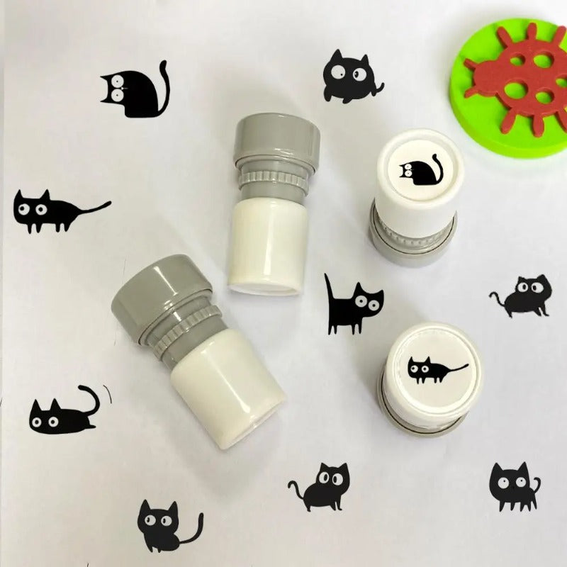 Self-Inking Mini Cat Stamps – Whiskivo