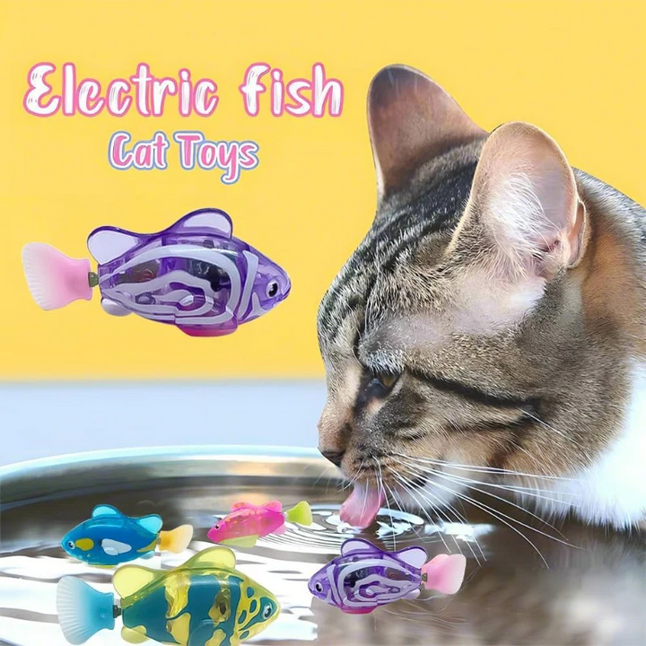 Interactive LED Robotic Fish Toy for Pets – Whiskivo